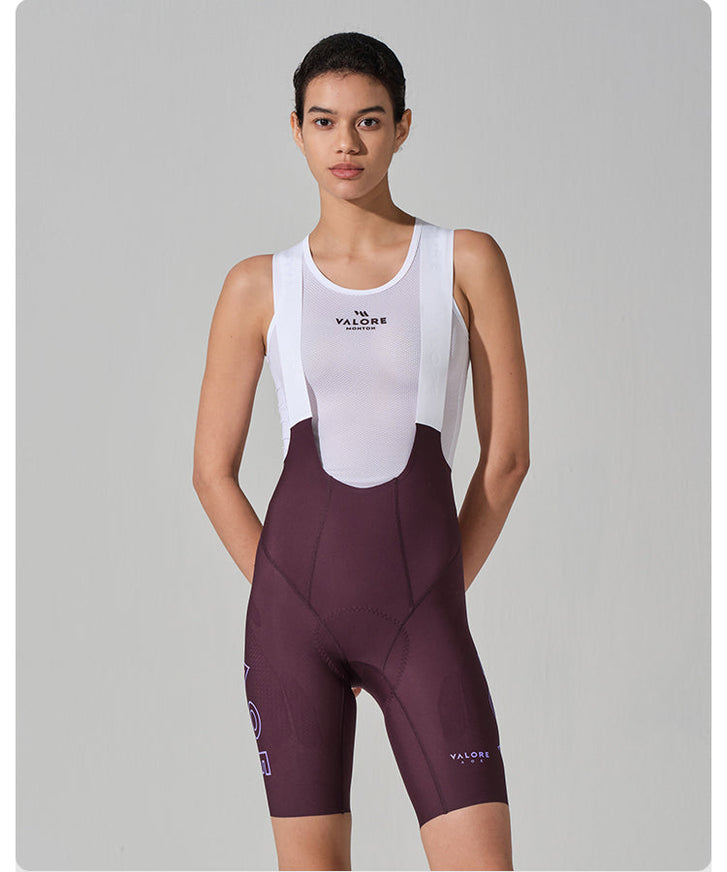 NUOVA LUNA II . WOMEN'S BIB SHORTS . PLUM PURPLE