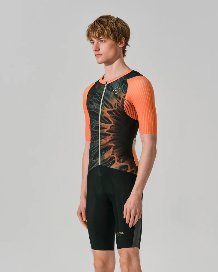OCCHIO . MEN'S JERSEY . CORAL ORANGE - BLEND