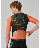 OCCHIO . MEN'S JERSEY . CORAL ORANGE - BLEND