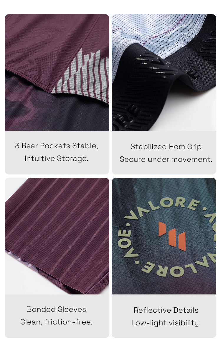 OCCHIO . MEN'S JERSEY . PLUM PURPLE - BLEND