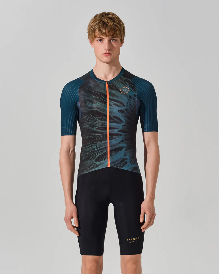 OCCHIO . MEN'S JERSEY . DEEP AQUA - BLEND