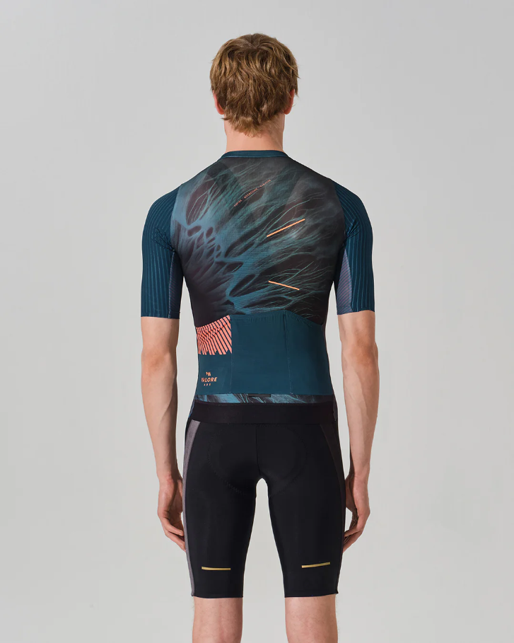 OCCHIO . MEN'S JERSEY . DEEP AQUA - BLEND