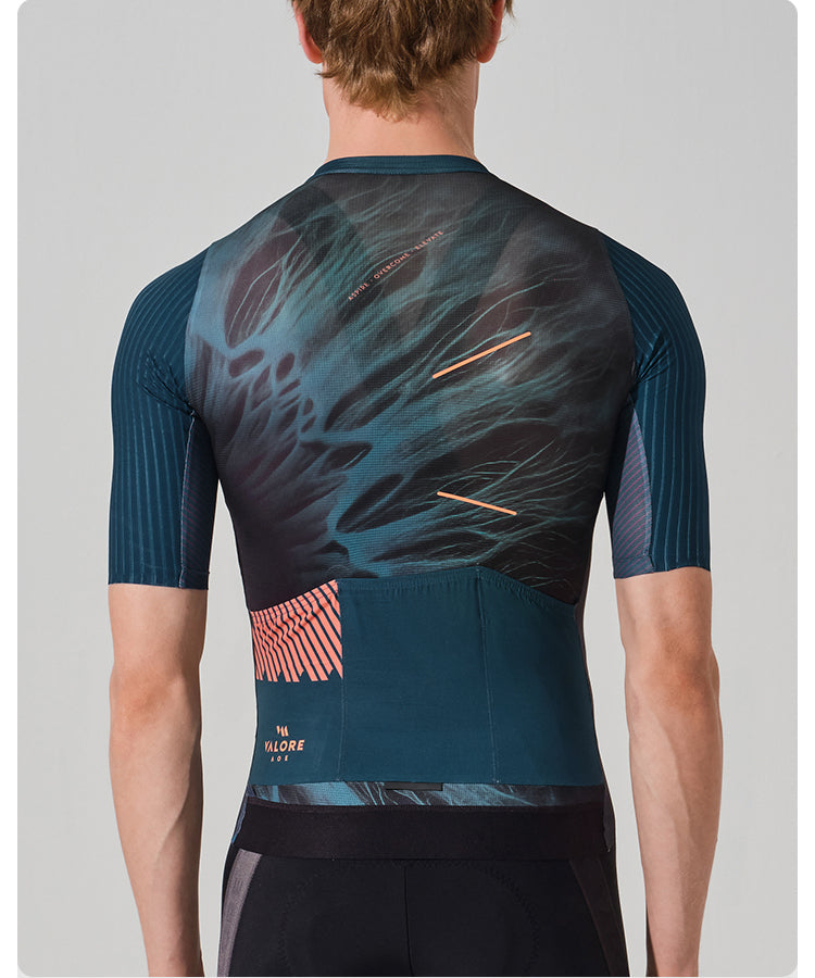 OCCHIO . MEN'S JERSEY . DEEP AQUA - BLEND