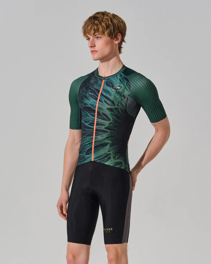 OCCHIO . MEN'S JERSEY . FOREST GREEN - BLEND