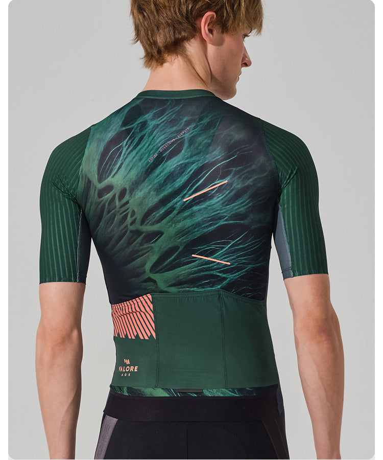 OCCHIO . MEN'S JERSEY . FOREST GREEN - BLEND
