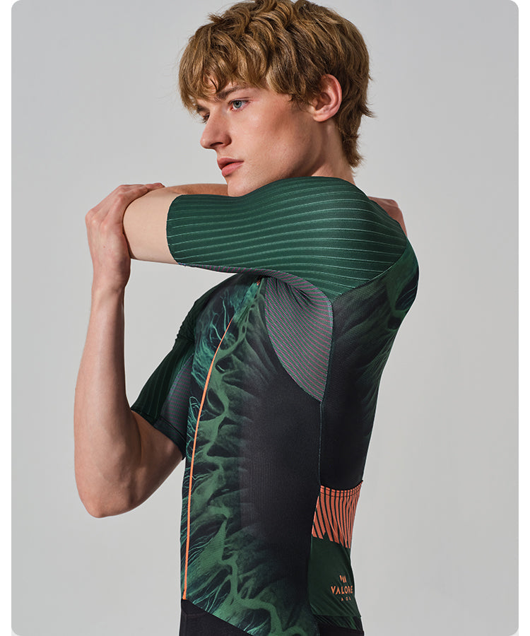 OCCHIO . MEN'S JERSEY . FOREST GREEN - BLEND