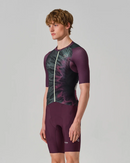OCCHIO . MEN'S JERSEY . PLUM PURPLE - BLEND