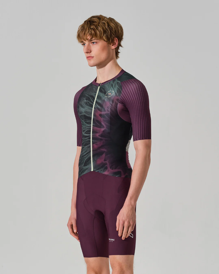 OCCHIO . MEN'S JERSEY . PLUM PURPLE - BLEND