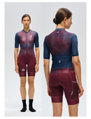 WOMENS JERSEY TOPOGRAPHY – CRIMSON NAVY