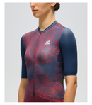 WOMENS JERSEY TOPOGRAPHY – FOREST BLUE