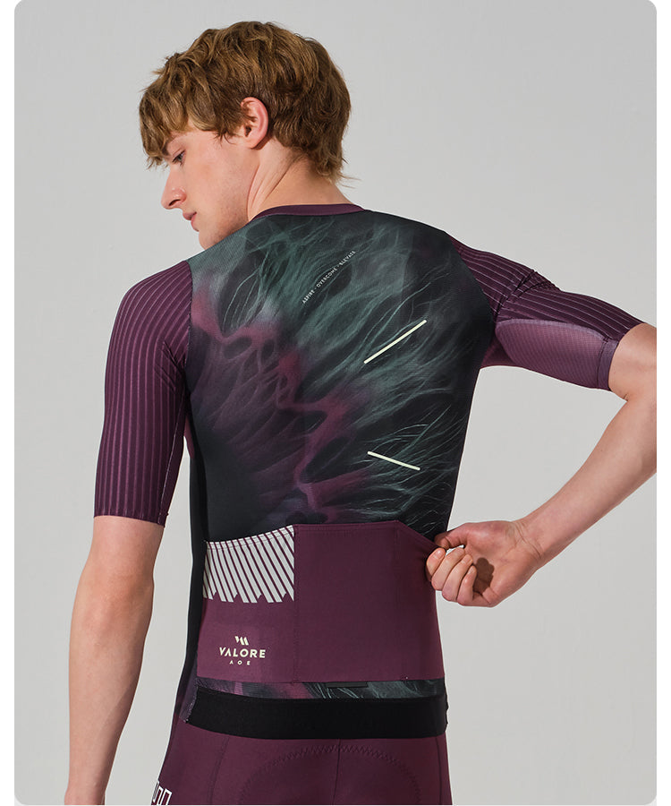 OCCHIO . MEN'S JERSEY . PLUM PURPLE - BLEND