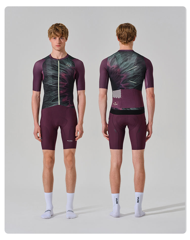 OCCHIO . MEN'S JERSEY . PLUM PURPLE - BLEND