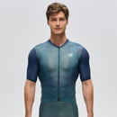 MENS JERSEY TOPOGRAPHY – FOREST BLUE