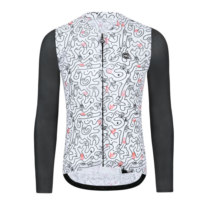 WOMENS SUMMER LONG SLEEVE CYCLING JERSEY LIFESTYLE SMILE