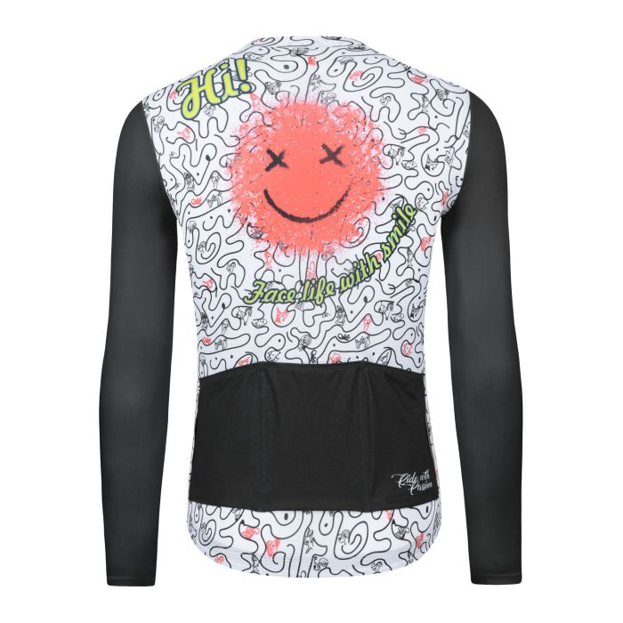 WOMENS SUMMER LONG SLEEVE CYCLING JERSEY LIFESTYLE SMILE