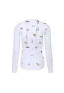 WOMENS LONG SLEEVE CYCLING JERSEY URBAN SUPERGIRL