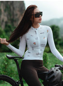 WOMENS LONG SLEEVE CYCLING JERSEY URBAN SUPERGIRL