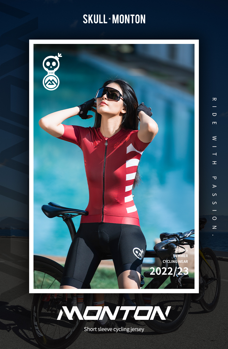 WOMENS CYCLING JERSEY SUNDAY II RED