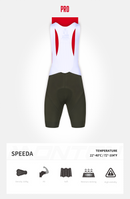 MENS CYCLING BIB SHORTS PRO SPEEDA GREEN