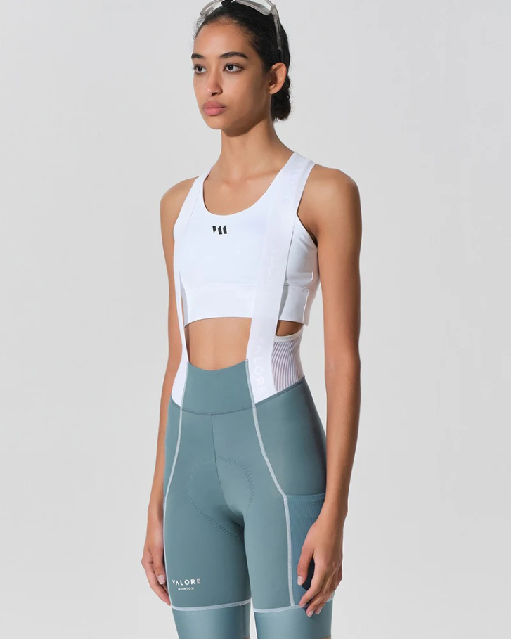 VALORE MONTON WOMENS BIB SHORTS VERSA BLUE GREY