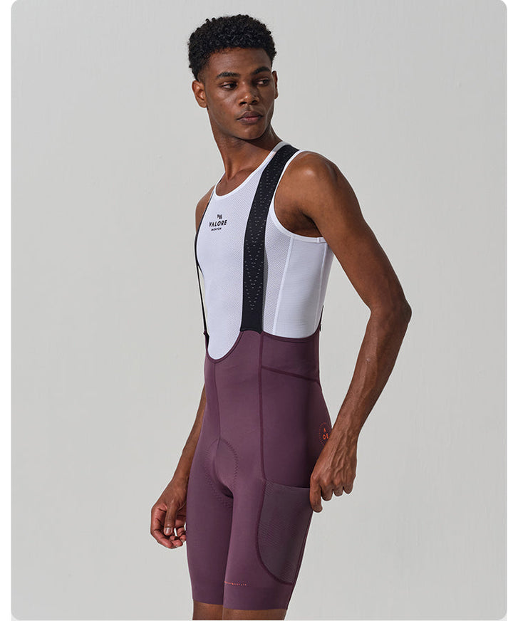 STRAORDINARIO II . BIB SHORTS . DEEP PLUM PURPLE