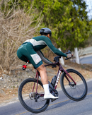 MENS BIB SHORTS STRAORDINARIO DEEP FOREST GREEN