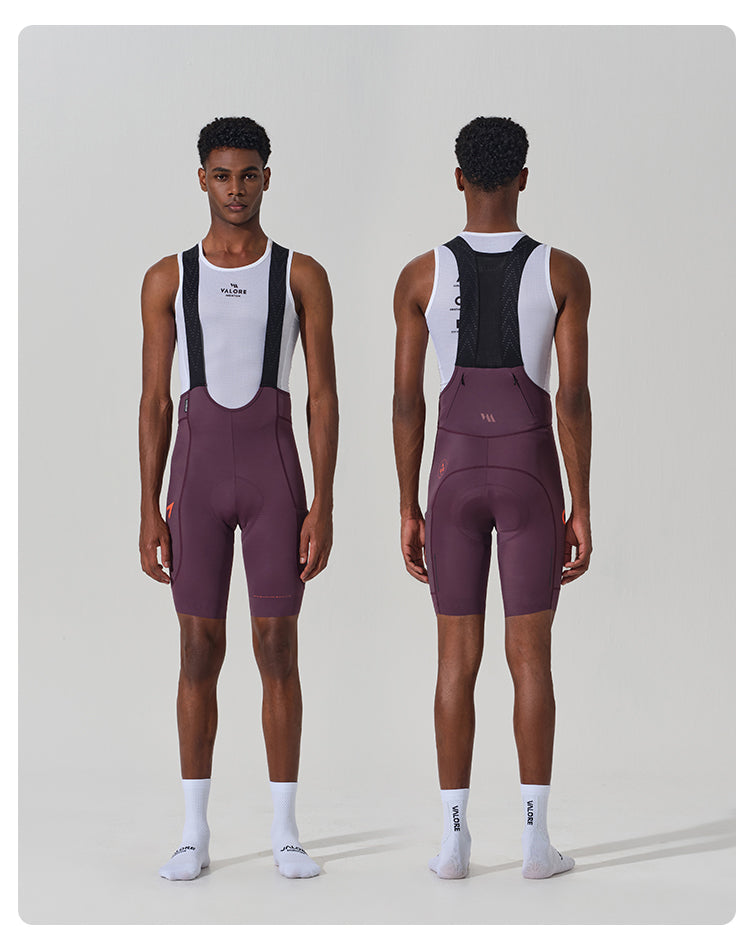 STRAORDINARIO II . BIB SHORTS . DEEP PLUM PURPLE
