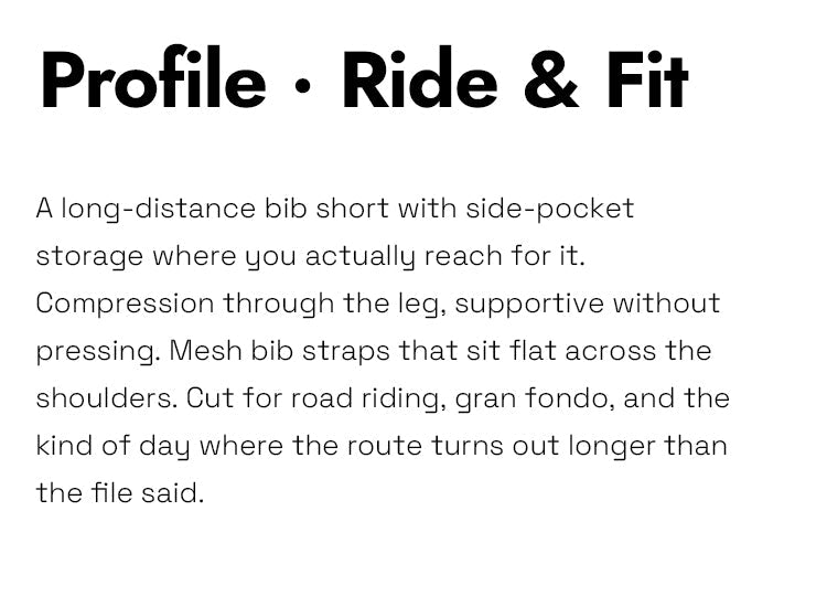 STRAORDINARIO II . BIB SHORTS . MIDNIGHT BLACK