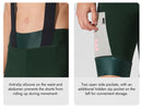 WOMENS BIB SHORTS STRAORDINARIO DEEP FOREST GREEN