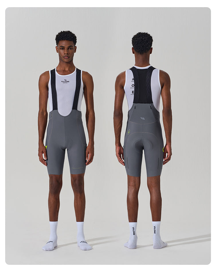STRAORDINARIO II . BIB SHORTS . GRAPHITE GREY