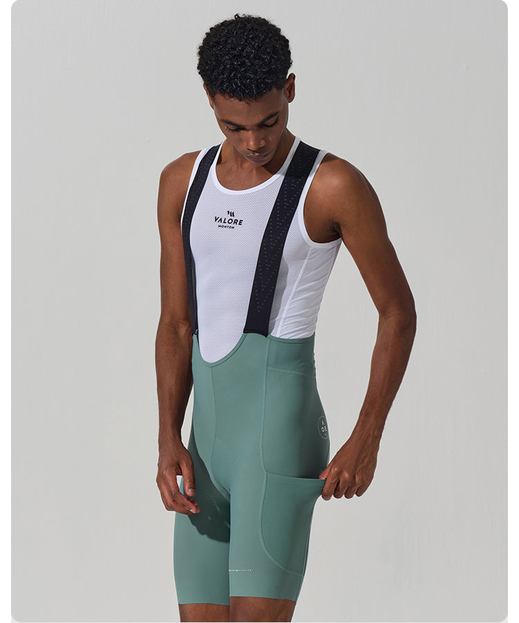 STRAORDINARIO II . BIB SHORTS . SAGE GREEN