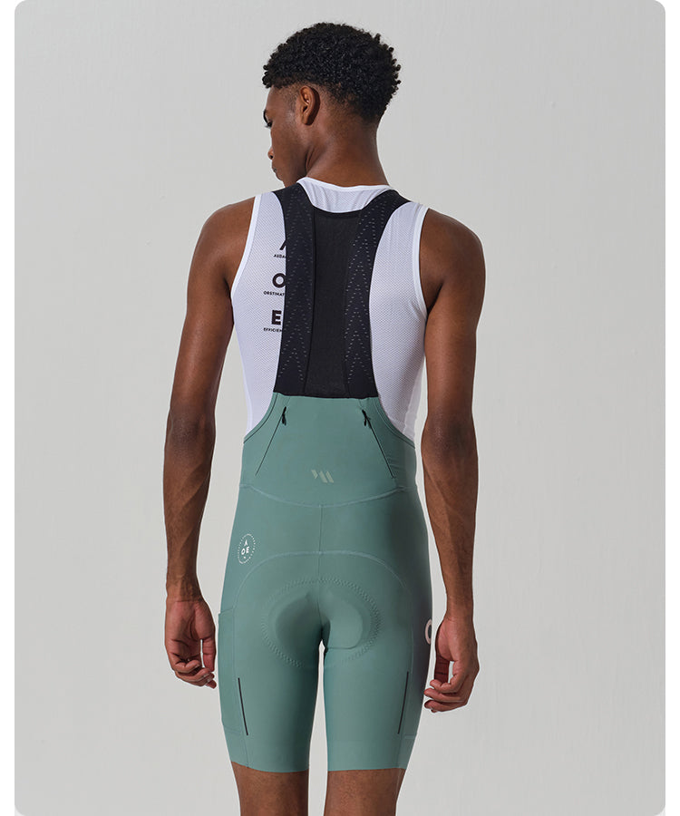 STRAORDINARIO II . BIB SHORTS . SAGE GREEN