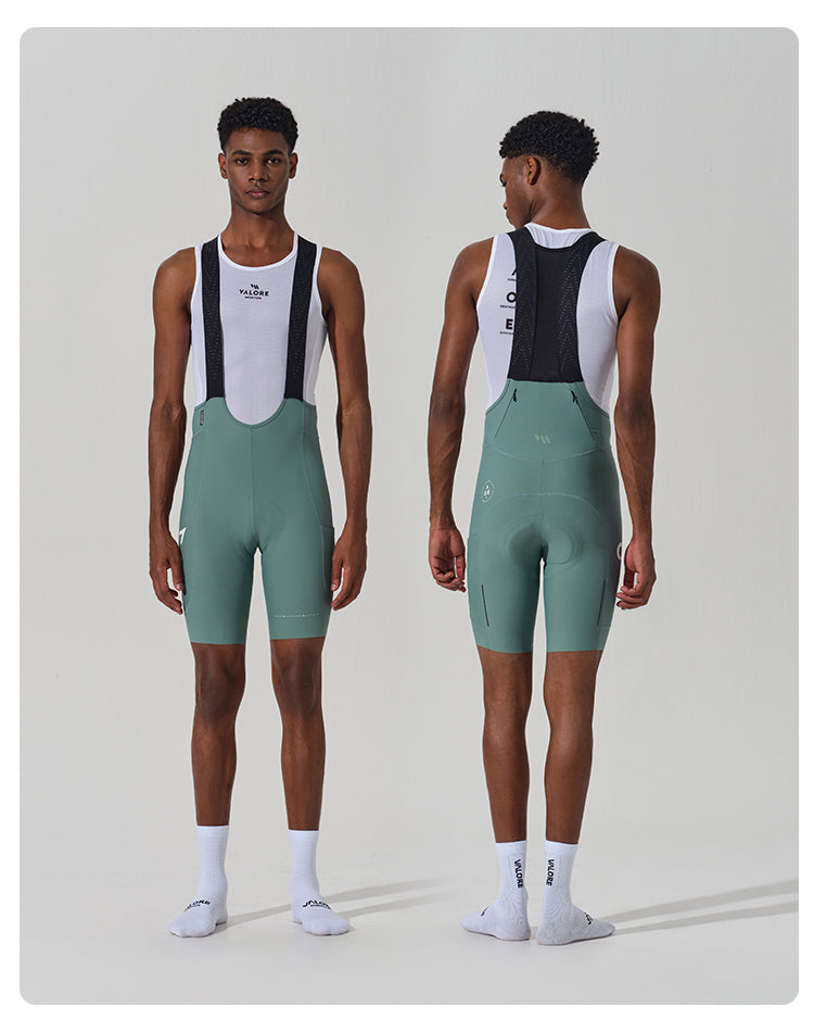 STRAORDINARIO II . BIB SHORTS . SAGE GREEN