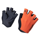 FLUX BLOCK PADDED CYCLING GLOVES - BURNT ORANGE