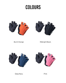 FLUX BLOCK PADDED CYCLING GLOVES - DEEP NAVY
