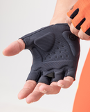 FLUX BLOCK PADDED CYCLING GLOVES - BURNT ORANGE
