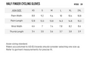 FLUX BLOCK PADDED CYCLING GLOVES - DEEP NAVY