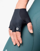 FLUX BLOCK PADDED CYCLING GLOVES - MIDNIGHT BLACK