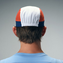 CYCLING CAP FLUX BLOCK - NAVY / ORANGE