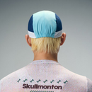 CYCLING CAP FLUX BLOCK - WHITE / GREEN