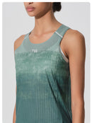 WOMENS RUNNING SINGLET TERRA GRADIENT FOREST SAGE