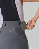 STRAORDINARIO II . WOMENS BIB SHORTS . GRAPHITE GREY