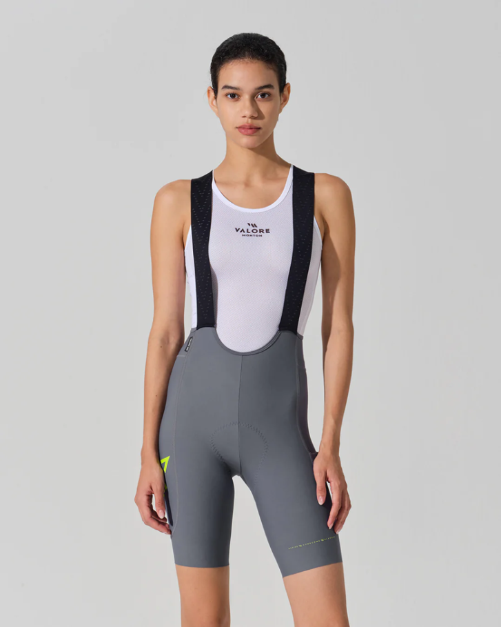 STRAORDINARIO II . WOMENS BIB SHORTS . GRAPHITE GREY