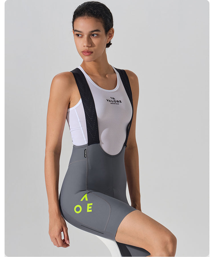 STRAORDINARIO II . WOMENS BIB SHORTS . GRAPHITE GREY
