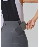 STRAORDINARIO II . WOMENS BIB SHORTS . GRAPHITE GREY