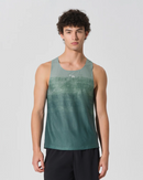 RUNNING SINGLET TERRA GRADIENT FOREST SAGE