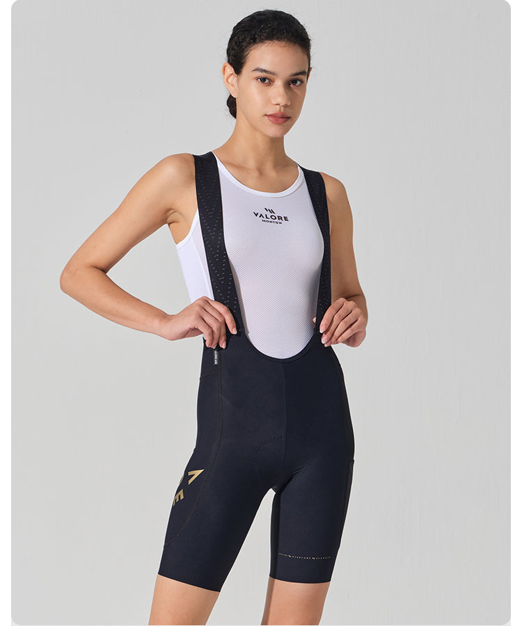 STRAORDINARIO II . WOMENS BIB SHORTS . MIDNIGHT BLACK