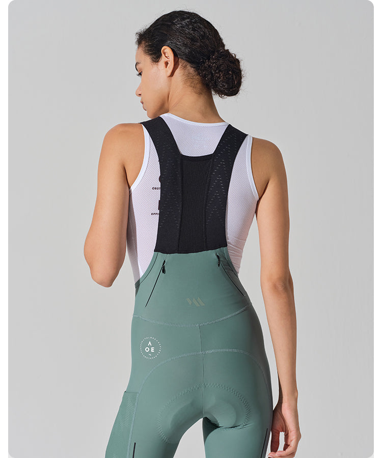 STRAORDINARIO II . WOMENS BIB SHORTS . SAGE GREEN