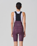 STRAORDINARIO II . WOMENS BIB SHORTS . DEEP PLUM PURPLE
