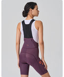 STRAORDINARIO II . WOMENS BIB SHORTS . DEEP PLUM PURPLE